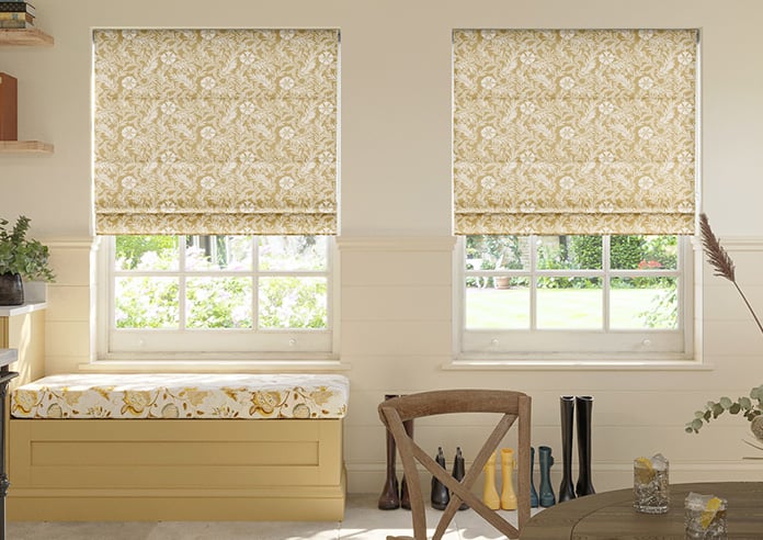 Cadogan, Gold - Motorised Roman Blind - Image 3